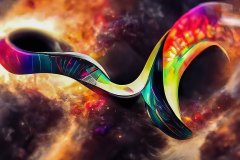 Psychedelic Mobius DNA