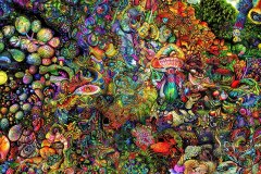 Fractal Mushroom Flowers 02