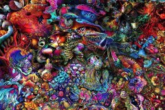 Fractal Mushroom Flowers 03