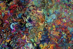 Fractal Mushroom Flowers 09